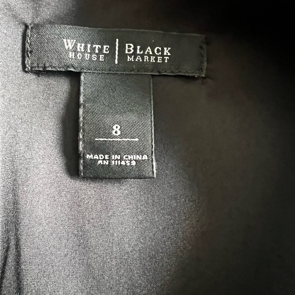 White House Black Market Black Sheath Cocktail Dress - Picture 2 of 6